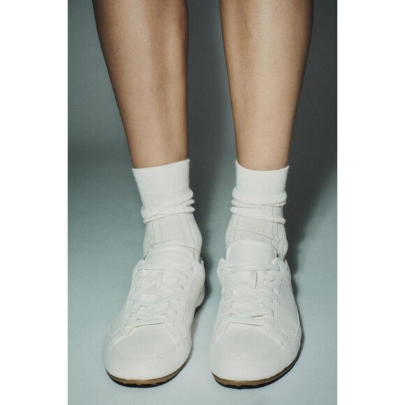 ZARA DERBY TRAINERS - Picture 1 of 8